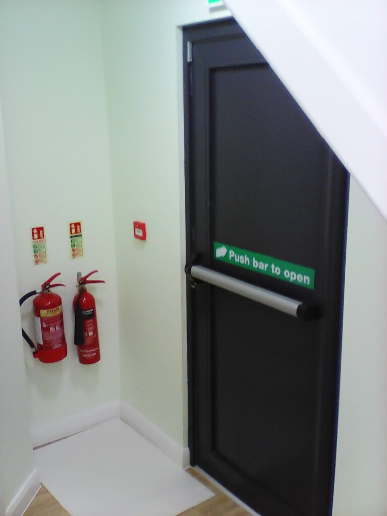 TD68 Thermal Commercial Door - Emergency Exit Option