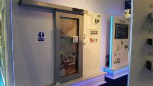 PAS24 Automatic Sliding Door from Jack Aluminium and Geze UK