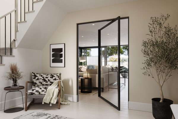 Internal Aluminium Pivot Door