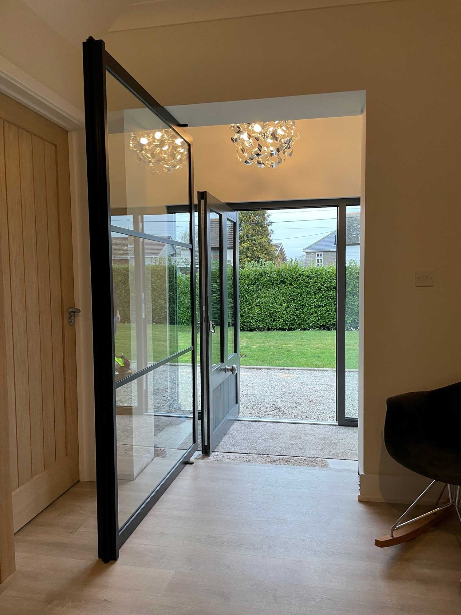 Internal Aluminium Pivot Door