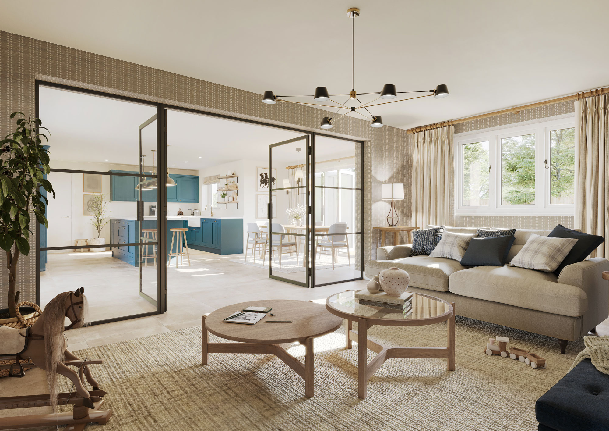 Internal Aluminium Hinged Doors