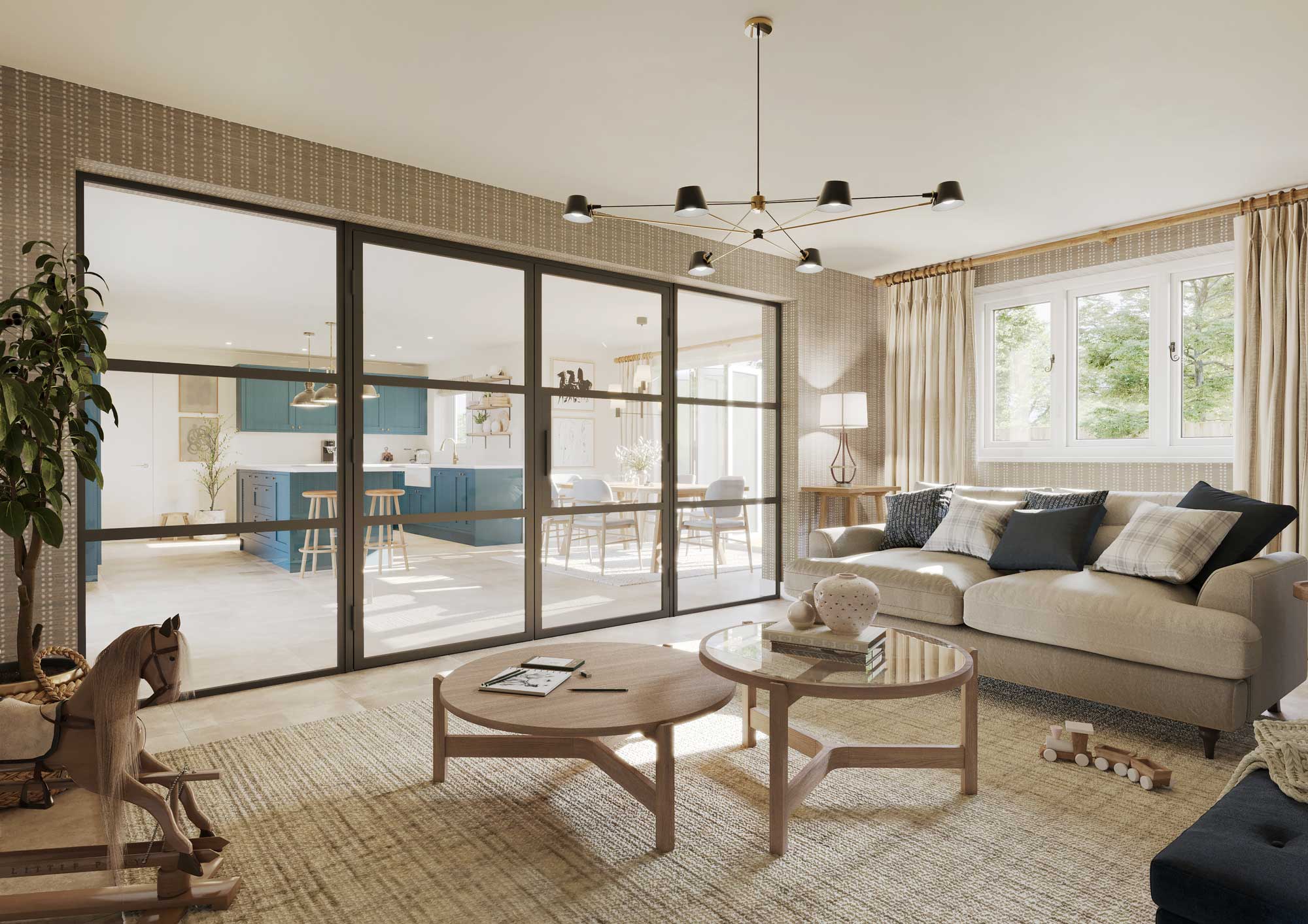 Internal Aluminium Hinged Doors
