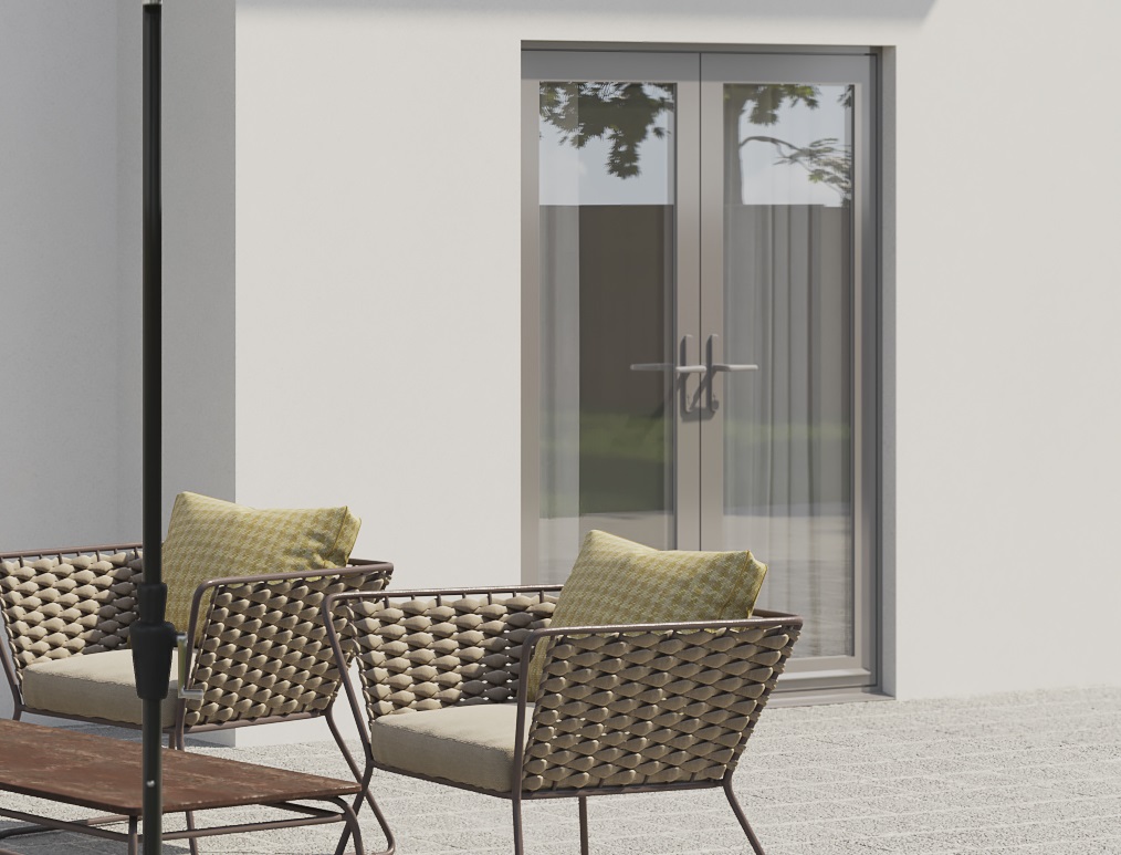 Aluminium French Doors