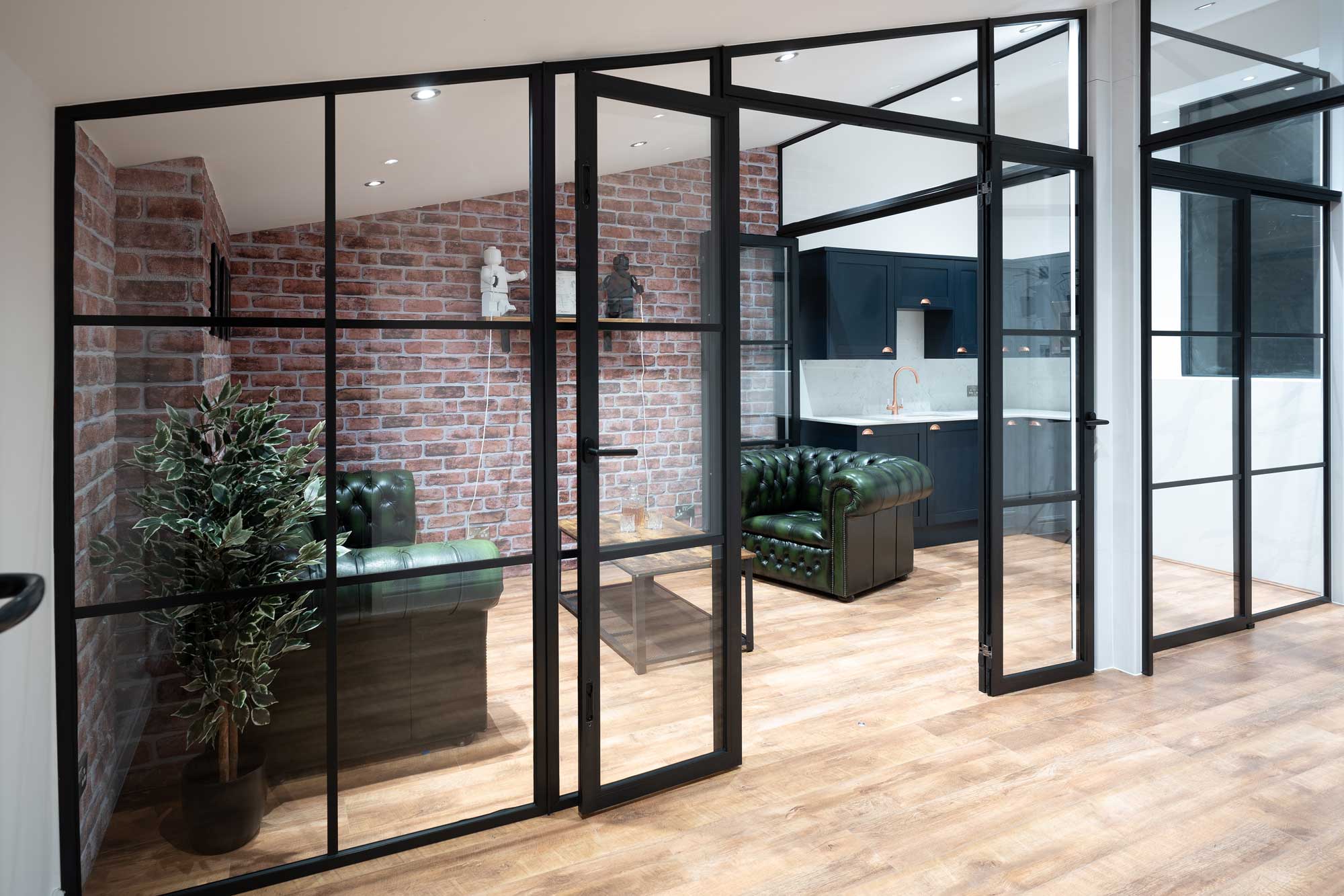 Internal Aluminium Hinged Doors
